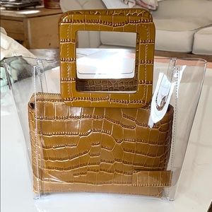 Brown Crocodile Shirley Staud Bag
